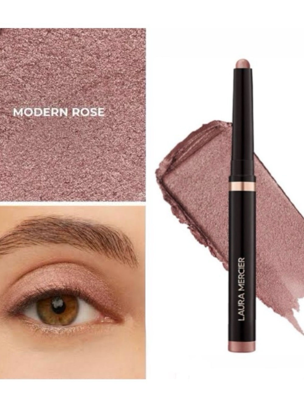 Laura Mercier Caviar Stick Eye Color Eyeshadow in Modern Rose - Full Size - NIB